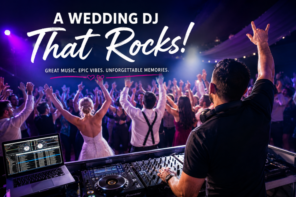 hire a wedding dj that rocks