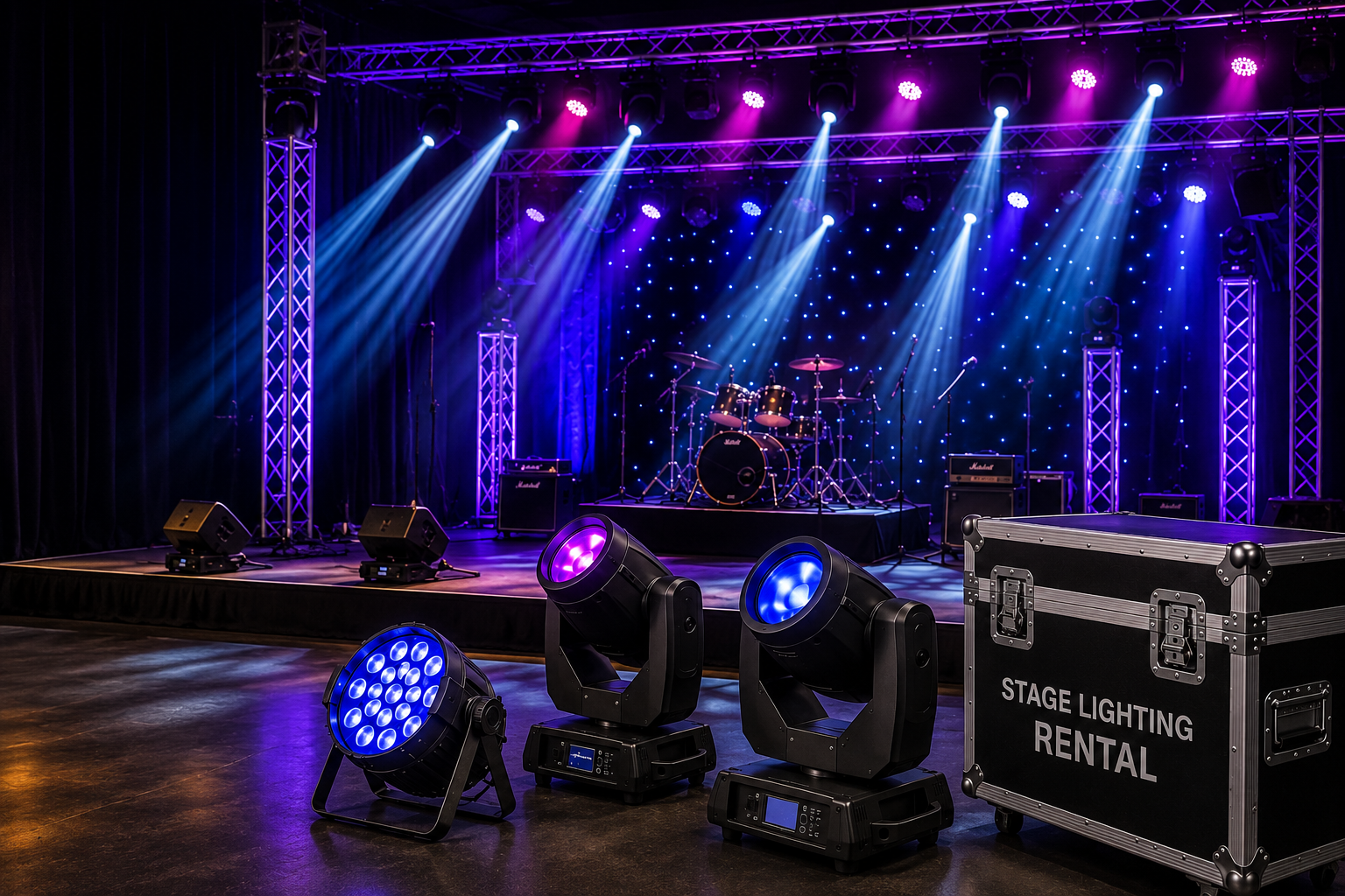 stage lighting rental