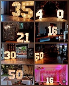 marquee birthday numbers
