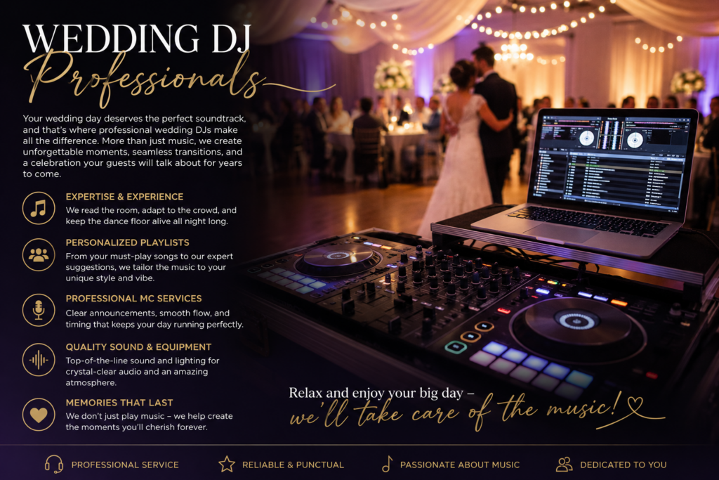 wedding dj professionals